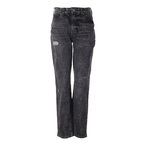 Old Navy Denim - Old Navy Black O.G. Straight Leg High Rise Slimming Jeans Size 14 NWT Gray